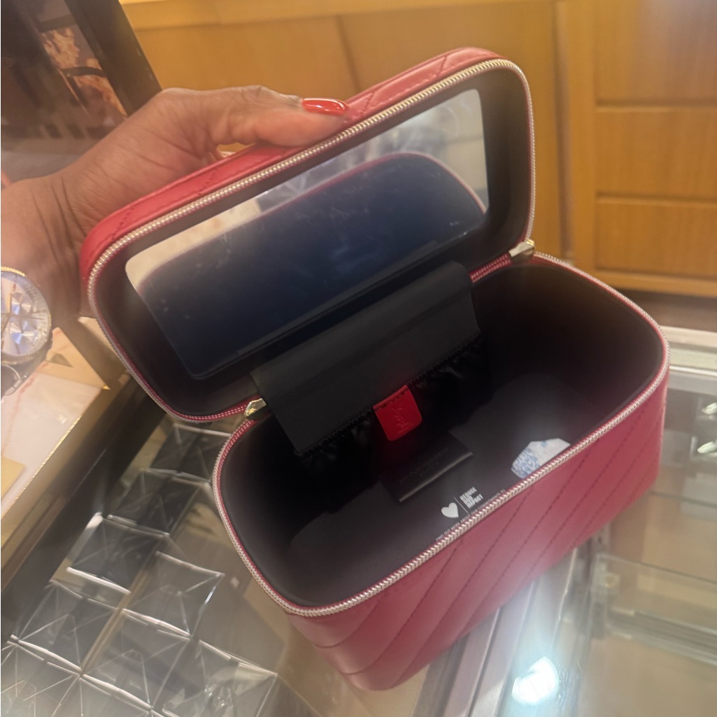 Authentic Brand New Saint Laurent Red Cosmetic Case Authentic Brand New Saint Laurent Red Cosmetic Case